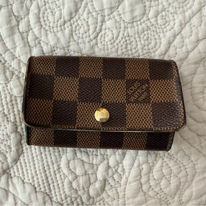 Louis Vuitton Damier Ebene 6 Ring Key Holder – Authentic